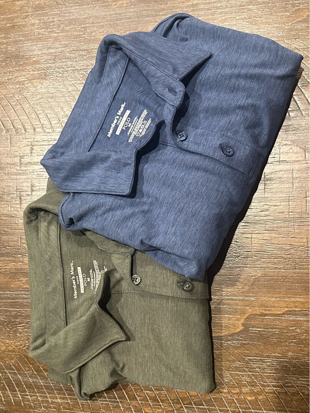 Bundle 2 pack Member’s Mark Favorite Soft Polo Shirt